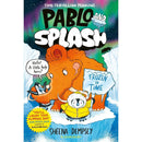 Pablo and Splash Graphic Novel Series by Sheena Dempsey 4 Books Collection Set (Pablo and Splash, Frozen in Time, Roman Holiday, Castle Quest: World Book Day)
