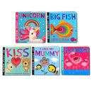 My Little World Peek Through 5 Book Box Set – Big Fish, Flamingo, Unicorn & Baby Picture Books Collection