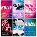 Fall Away Series 6 Books Collection Set by Penelope Douglas (Bully, Until You, Rival, Falling Away, Five Brothers, Misconduct)