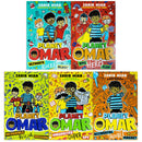 Planet Omar 5 Books Collection Set by Zanib Mian – Accidental Trouble Magnet, Unexpected Super Spy & Fun Adventure Stories for Kids
