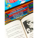 Pokemon Colossal Collection 16 Books Box Set (Ash's Big Challenge, Pokemon Peril, The Orange League, Scyther vs Charizard, Race to Danger, Show Time, Power Up Psyduck, Winners Cup, Pokemon School & More)