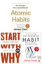 The Power of Habit, Atomic Habits and Start With Why 3 Books Collection Set