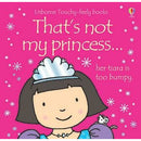 Usborne That’s Not My Girls 5 Books Collection Set – Princess, Baby Girl, Dolly, Fairy & Mermaid | Touchy-Feely Board Books for Babies & Toddlers by Fiona Watt