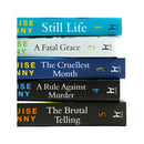 The Chief Inspector Gamache Series Books 1 - 5 Collection Box Set by Louise Penny (Still Life, Fatal Grace, Cruellest Month, Rule Against Murder and Brutal Telling)