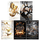 The Plated Prisoner Series 5 Book Collection by Raven Kennedy Gild, Glint, Gleam, Glow & Gold – Dark Fantasy Romance Romantasy Series
