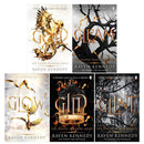 The Plated Prisoner Series 5 Book Collection by Raven Kennedy Gild, Glint, Gleam, Glow & Gold – Dark Fantasy Romance Romantasy Series