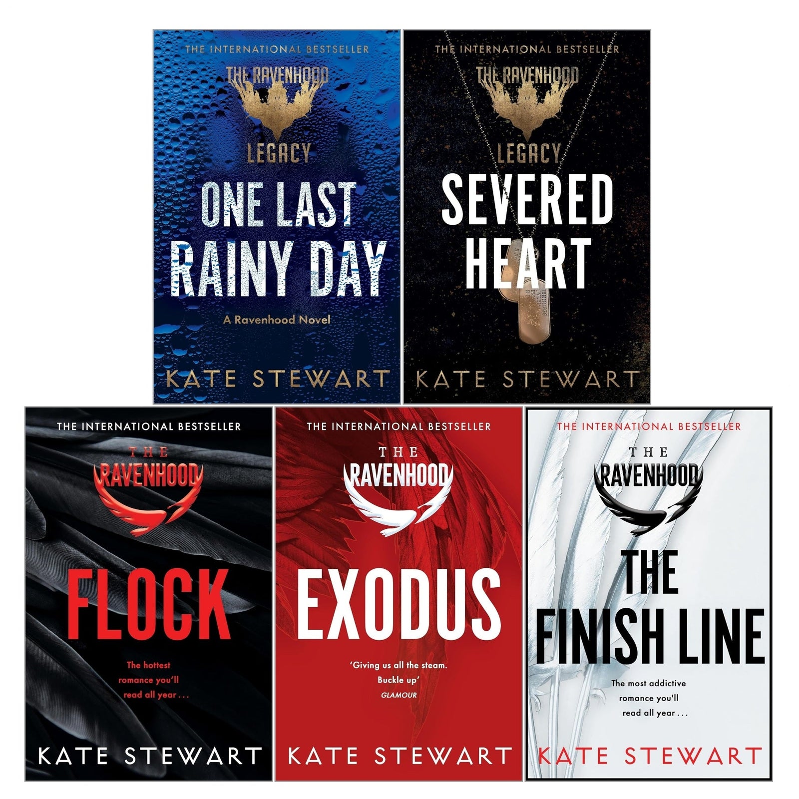 The Ravenhood and The Ravenhood Legacy Series 5 Books Set by Kate Stew
