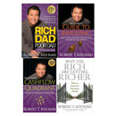 Robert T. Kiyosaki 4 Books Collection Set (Rich Dad Poor Dad, Cashflow Quadrant, Guide to Investing, Why the Rich are getting Richer)