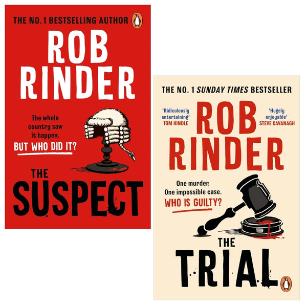 Rob Rinder 2 Books Collection Set (The Trial, The Suspect)