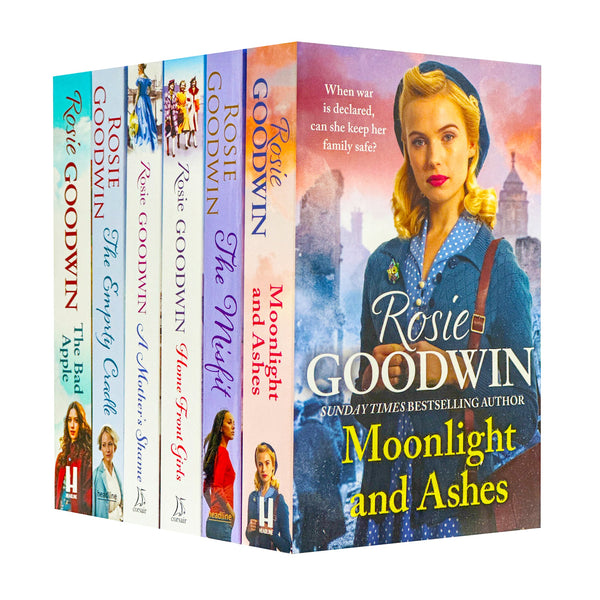 Rosie Goodwin 6 Books Collection Set (The Misfit, Home Front Girls, A Mother's Shame, Moonlight and Ashes, The Empty Cradle, The Bad Apple)