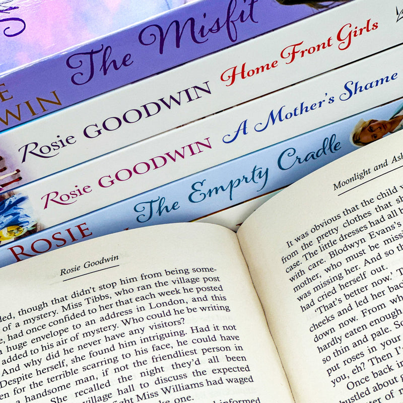 Rosie Goodwin 6 Books Collection Set (The Misfit, Home Front Girls, A Mother's Shame, Moonlight and Ashes, The Empty Cradle, The Bad Apple)