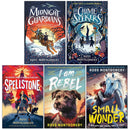 Ross Montgomery Collection 5 Books Set (The Midnight Guardians, The Chime Seekers, Spellstone, I am rebel & Small Wonder)