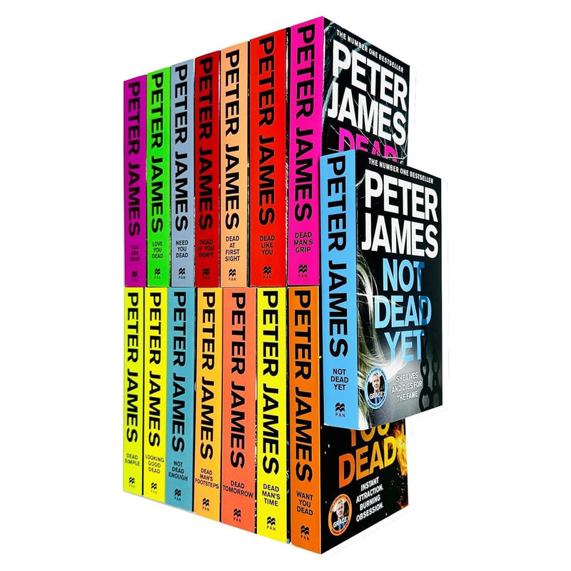 Roy Grace Series Book 1-15 Collection 15 Books Set By Peter James (Dead Simple, Looking Good Dead, Not Dead Enough, Dead Like You, Dead Man's Grip, Not Dead Yet, You Are Dead and More)