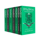 Harry Potter Slytherin House Editions PAPERBACK : J.K. Rowling - 7 Books Box Set