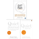 Susan Cain 3 Book Set – Quiet, Quiet Power & Quiet Journal Collection for Introverts & Personal Growth