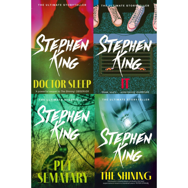 Stephen King Collection 4 Books Set (Pet Sematary, The Shining, It, Doctor Sleep)