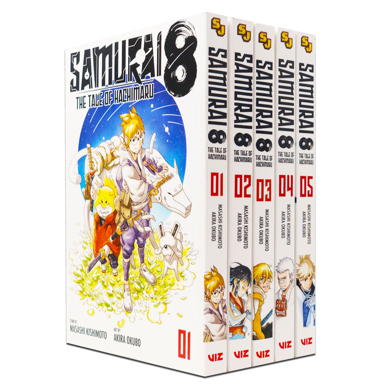 Samurai 8 The Tale of Hachimaru Series Volume 1-5 Books Collection Set