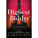 Salacious Players Club Series 6 Books Collection Set by Sara Cate | Dark Spicy Romance Erotic BDSM Contemporary Romance - Praise, Eyes on Me, Give Me More, Mercy, Highest Bidder, Madame