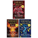 Crescent City Series 3 Books Collection Set by Sarah J Maas (House of Flame and Shadow, House of Sky and Breath, House of Earth and Blood)