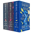 Crescent City Series 3 Books Collection Set by Sarah J Maas (House of Flame and Shadow, House of Sky and Breath, House of Earth and Blood)