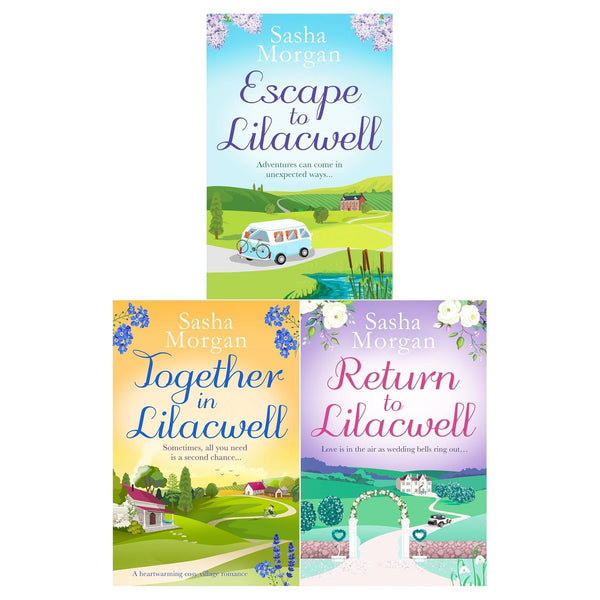 Sasha Morgan Lilacwell Village Series 3 Books Collection Set (Escape to Lilacwell, Return to Lilacwell, Together in Lilacwell)