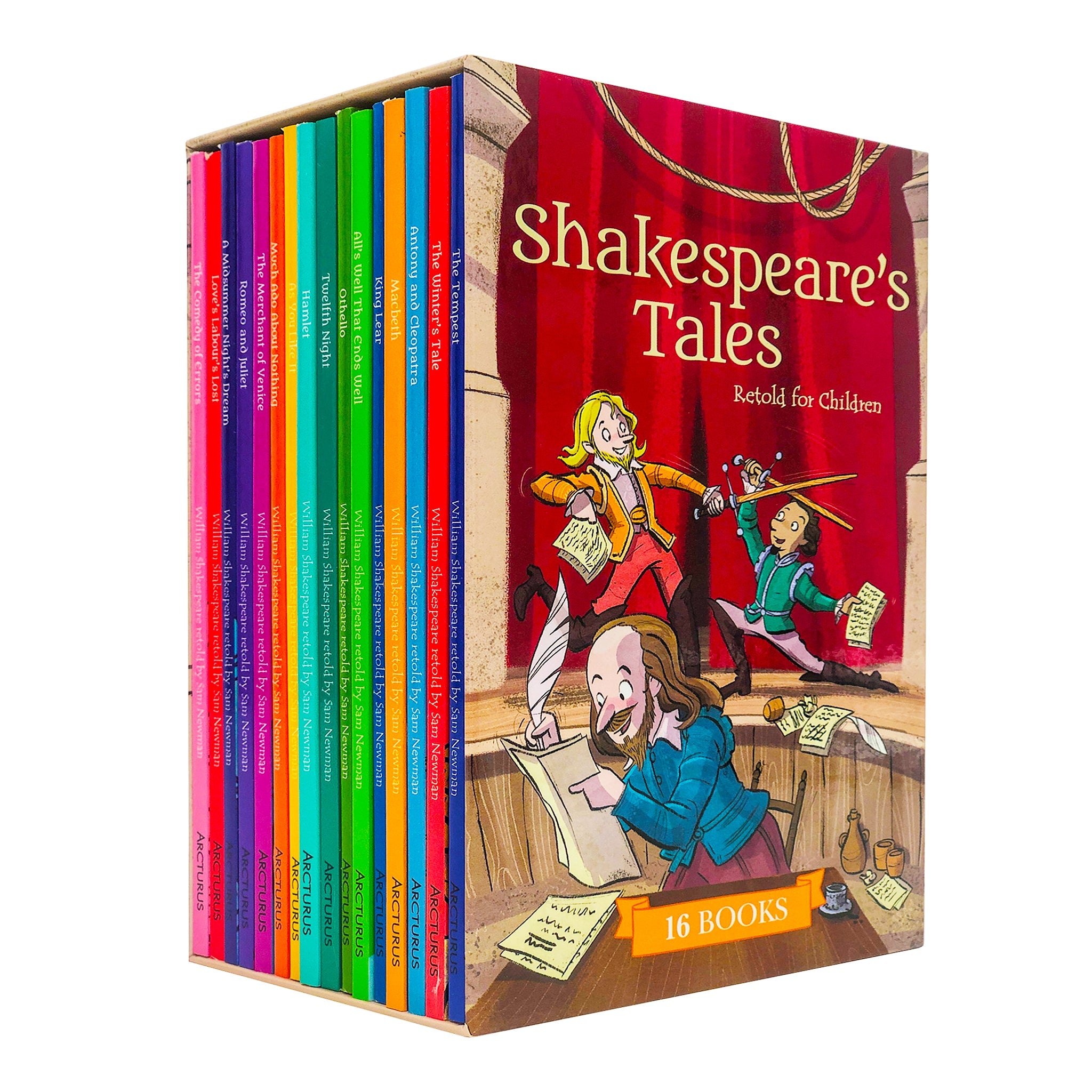 Shakespeare's Tales Retold for Children 16 Book Box Set – Classic Stor