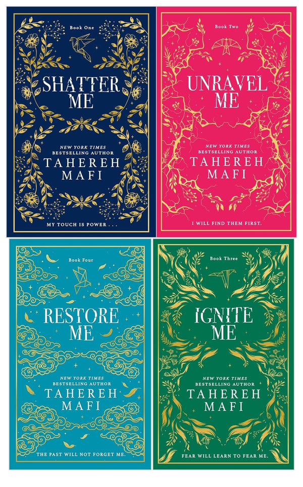 Shatter Me Collectors Edition By Tahereh Mafi 4 Books Collection Set (Shatter Me, Unravel Me, Ignite Me, Restore Me)