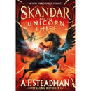 Skandar Series 4 Books Collection Set by A. F. Steadman (Chaos Trials, Unicorn Thief, Phantom Rider, Secret Element: World Book Day)
