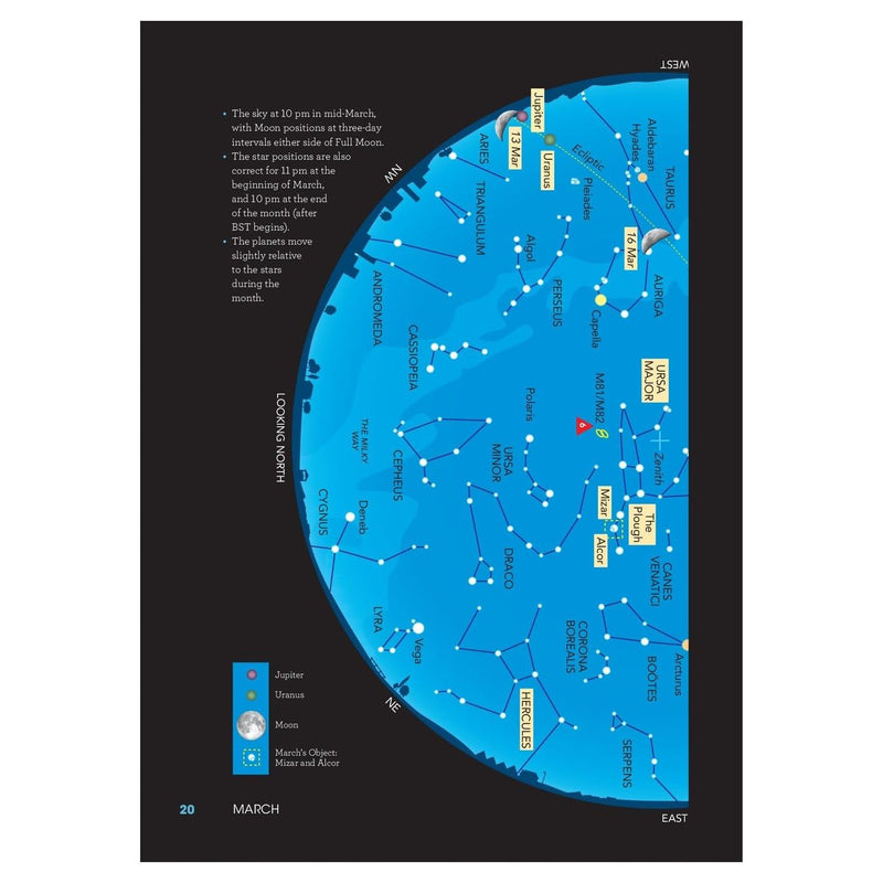 Philip's Stargazing 2024 Month-by-Month Guide to the Night Sky Britain & Ireland by Nigel Henbest