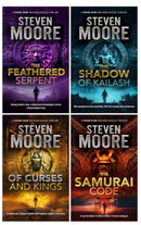 The Hiram Kane Archaeological Thriller Series by Steven Moore (The Feathered Serpent, The Samurai Code, Of Curses and Kings, The Shadow of Kailash)