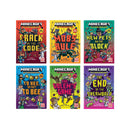 Minecraft Stonesword Saga Series 6 Books Collection Set (Minecraft: Crack in the Code!, Minecraft: Mobs Rule!, Minecraft: New Pets On The Block, To Bee Or Not to Bee!, The Golems Game, End of the Overworld)