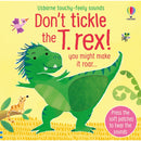 Usborne Don't Tickle Collection 4 Books Set (Touchy-Feely Sound Books) Unicorn, T-Rex, Dinosaur, Pig