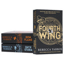 The Empyrean Series 3 Books Collection Set by Rebecca Yarros - Onyx Storm, Iron Flame, Fourth Wing - Bestselling Fantasy Romance Series