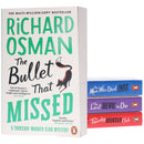 Richard Osman Collection 4 Books Set (The Thursday Murder Club, The Man Who Died Twice, The Bullet That Missed, The Last Devil To Die)
