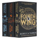 The Empyrean Series 3 Books Collection Set by Rebecca Yarros - Onyx Storm, Iron Flame, Fourth Wing - Bestselling Fantasy Romance Series