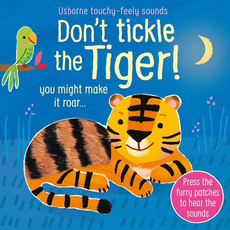 Usborne Don't Tickle Wildlife Series 1 Collection 5 Books Set (Touchy-Feely Sound Books) Elephant, Lion, Tiger, Hippo, Polar Bear