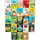Tintin Complete 23 Book Paperback Box Set by Hergé – Classic Adventures Graphic Novel Collection