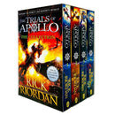 Trials of Apollo 4 Book Set by Rick Riordan – Hidden Oracle, Dark Prophecy, Burning Maze & Tyrant’s Tomb