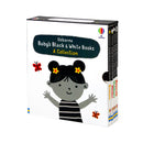 Usborne Baby’s Very First Black & White Books – 4 Board Book Set | High Contrast Newborn Baby Books (Animals, Hello!, Outdoors, Bedtime)