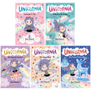 The Magic of Unicornia Series 5 Books Collection Set By Ana Punset (Learning to Fly, A Magical Birthday, The Cupcake Contest, The Dance Show & The Frozen Palace)