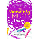 The Unmumsy Mum Diary, Sarah Turner, Parenting Book, Funny Parenting Diary Book