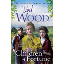 Val Wood Collection 2 Books Set (Four Sisters & Children of Fortune)