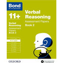 Bond 11+ English, Maths, Verbal Reasoning & Non-Verbal Reasoning 4 Books Set Ages 10-11+ Inc Assessment and Tests Book 2