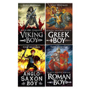 Tony Bradman Historical Adventures Collection 4 Books Set (Viking Boy, Greek Boy, Anglo-Saxon Boy & Roman Boy)