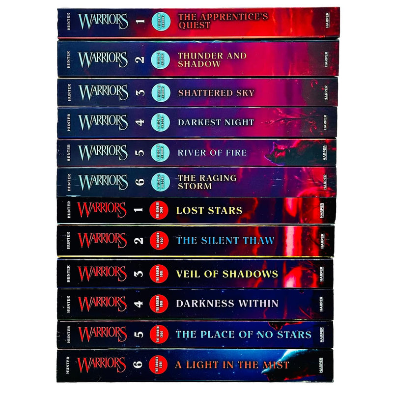 Warrior Cats Volume 25 - 36 Books Collection Set (The Complete Sixth Series (Warriors: A Vision of Shadows Volume 25 - 30) & The Complete Seventh Series (Warriors: The Broken Code Volume 31 - 36)