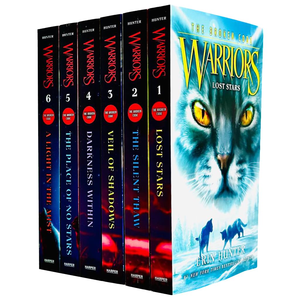 Warrior Cats The Broken Code Series 7 Collection 6 Books Set By Erin H