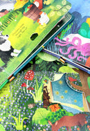 Peep Inside Goodnight World Little Explorers 3 Books Collection Box Set (Goodnight Farm, Goodnight Forest, Goodnight Ocean)