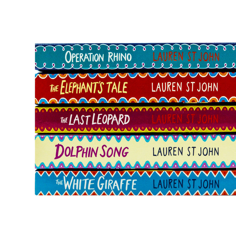 White Giraffe Series Collection 5 Books Box Set By Lauren St John - Dolphin Song The Last Leopard The ..