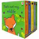 Usborne That’s Not My Wildlife 5 Books Collection Set – Fox, Squirrel, Bee, Duck & Hedgehog | Touchy-Feely Baby Board Books by Fiona Watt