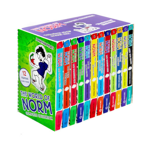 World of Norm Books Collection, 12 Books Box Set by Jonathan Meres, (Fans of Diary of a Wimpy Kid, Big Nate, My Weird School)